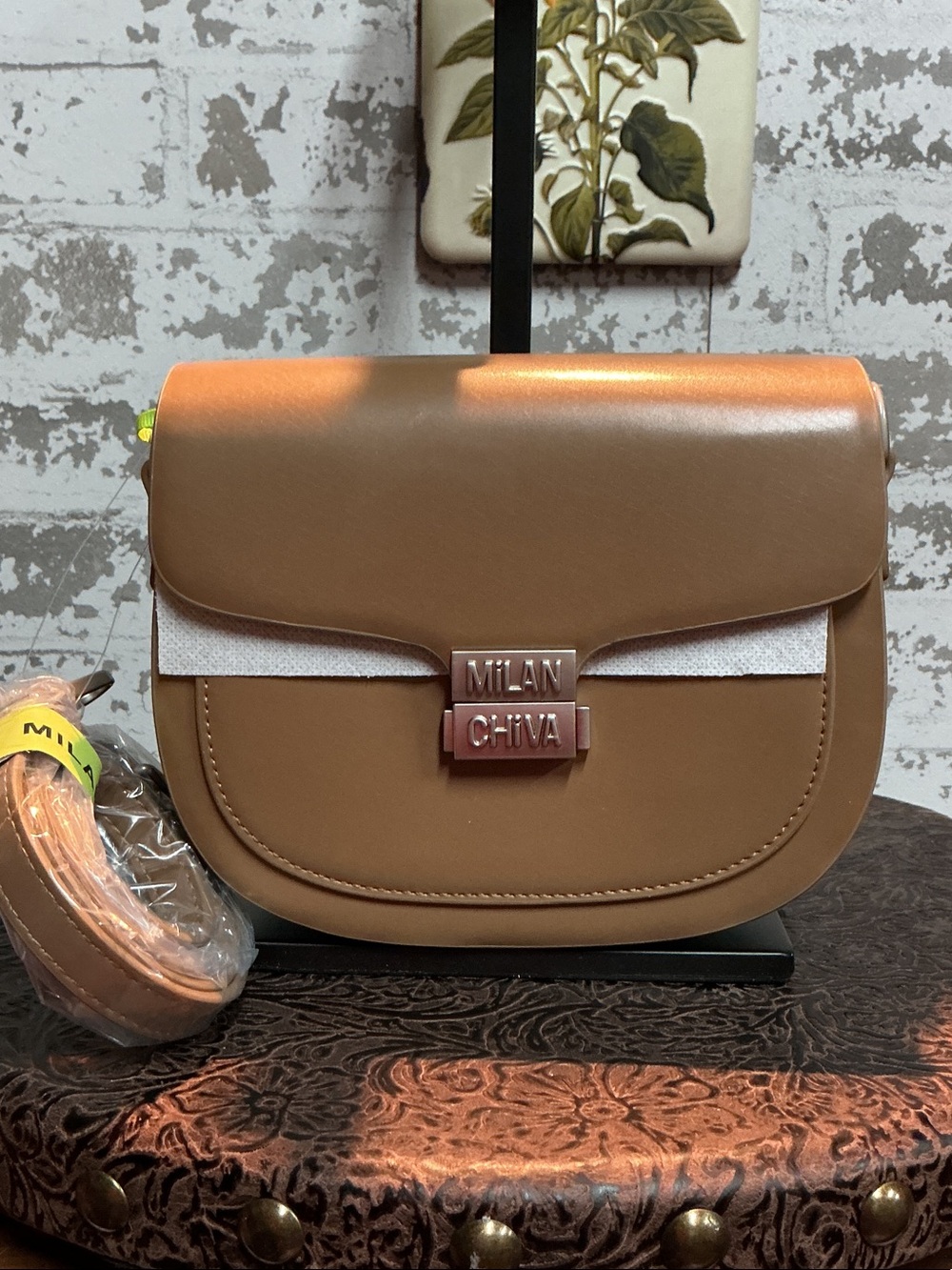 Tan Crossbody Shoulder Bag